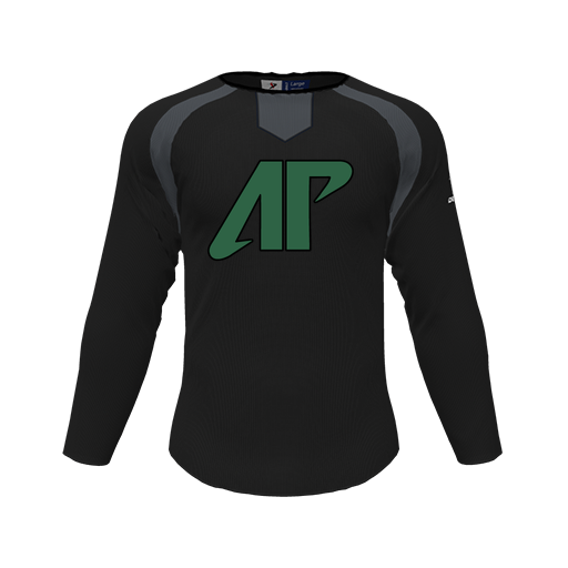 [CUS-DFW-PULL-FLC-CNK-LSL-BLK-YS-LOGO3] Pullover (Youth S, Black, Logo 3)