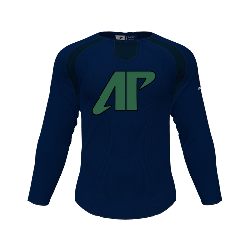 [CUS-DFW-PULL-FLC-CNK-LSL-NVY-YS-LOGO3] Pullover (Youth S, Navy, Logo 3)