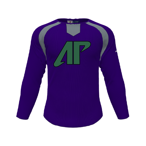 [CUS-DFW-PULL-FLC-CNK-LSL-PUR-YS-LOGO3] Pullover (Youth S, Purple, Logo 3)