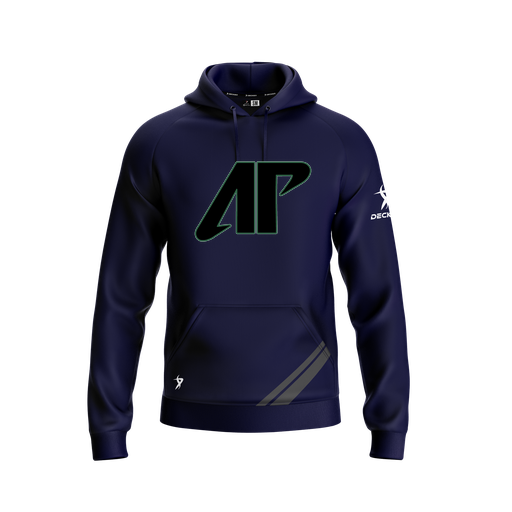 [FOLHSMNV-YXS-LOGO1] Decker Summit Hoodie (Youth XS, Navy, Logo 1)