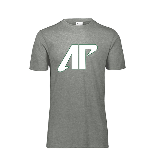 [FTSCUBGY-AS-LOGO2] Decker Men's Tri-Blend T-Shirt - Short Sleeve (Adult S, Gray, Logo 2)