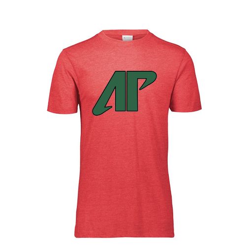 [FTSCUBRD-AS-LOGO3] Decker Men's Tri-Blend T-Shirt - Short Sleeve (Adult S, Red, Logo 3)