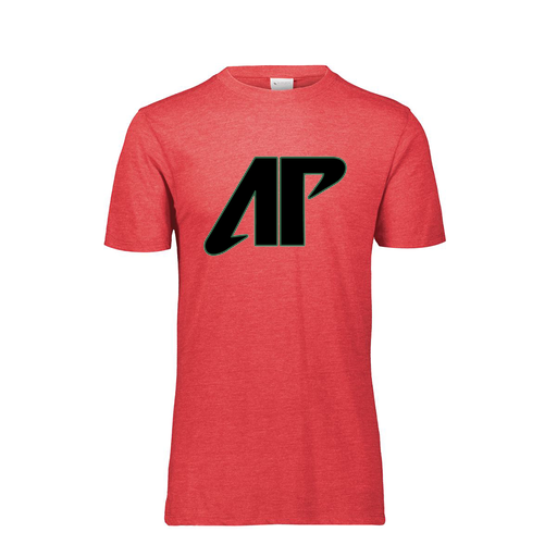 [FTSCUBRD-YS-LOGO1] Decker Youth Tri-Blend T-Shirt - Short Sleeve (Youth S, Red, Logo 1)