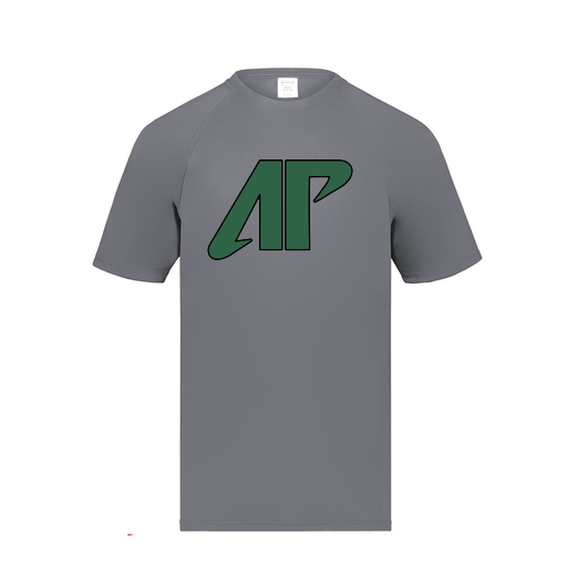 [2791.059.S-LOGO3] Youth Smooth Sport T-Shirt (Youth S, Gray, Logo 3)