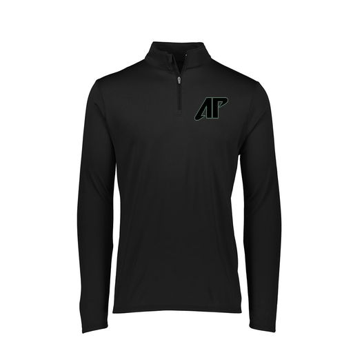 [FTLQFLBK-FAXS-LOGO1] Decker Women's Flex-Lite 1/4 Zip Shirt (Female Adult XS, Black, Logo 1)