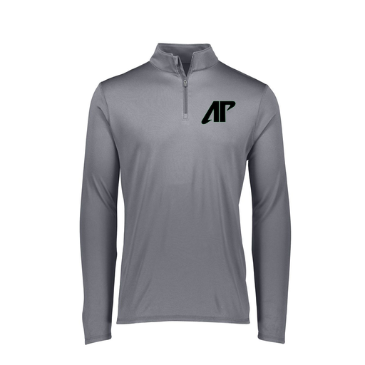 [FTLQFLGY-FAXS-LOGO1] Decker Women's Flex-Lite 1/4 Zip Shirt (Female Adult XS, Gray, Logo 1)