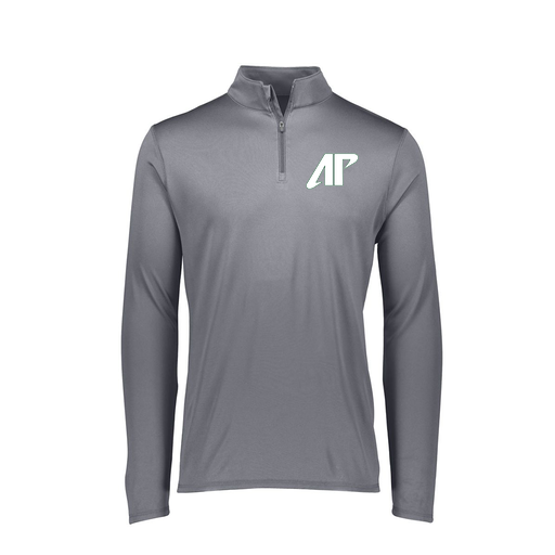 [FTLQFLGY-FAXS-LOGO2] Decker Women's Flex-Lite 1/4 Zip Shirt (Female Adult XS, Gray, Logo 2)