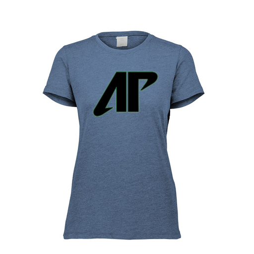 [FTSCUBNV-FAXS-LOGO1] Decker Women's Tri-Blend T-Shirt - Short Sleeve (Female Adult XS, Navy, Logo 1)