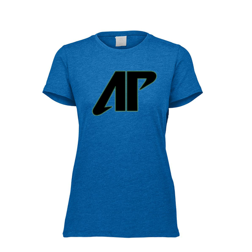 [FTSCUBRY-FAXS-LOGO1] Decker Women's Tri-Blend T-Shirt - Short Sleeve (Female Adult XS, Royal, Logo 1)