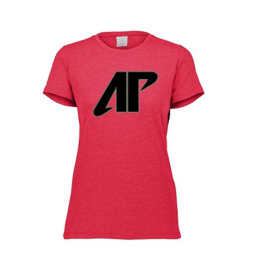 [FTSCUBRD-FAXS-LOGO1] Decker Women's Tri-Blend T-Shirt - Short Sleeve (Female Adult XS, Red, Logo 1)