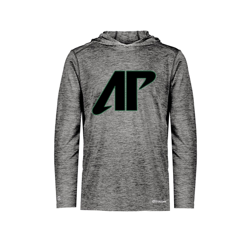 [FOLHCGBK-AS-LOGO1] Decker Men's Charge Hoodie (Adult S, Black, Logo 1)