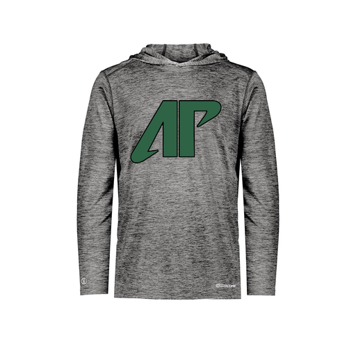 [FOLHCGBK-AS-LOGO3] Decker Men's Charge Hoodie (Adult S, Black, Logo 3)