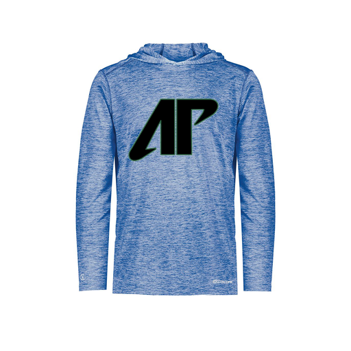 [FOLHCGRY-AS-LOGO1] Decker Men's Charge Hoodie (Adult S, Royal, Logo 1)