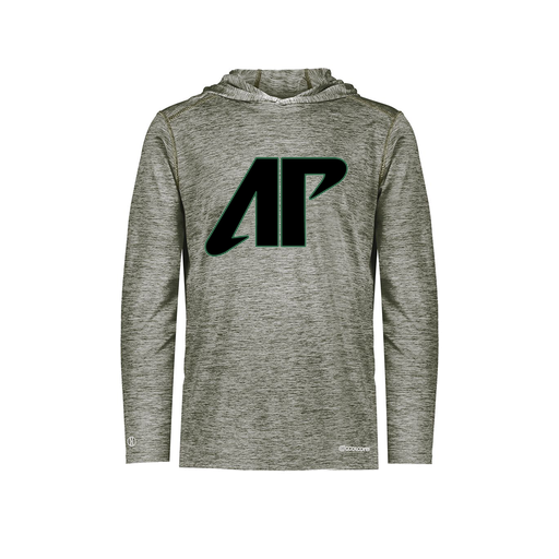 [FOLHCGGY-AS-LOGO1] Decker Men's Charge Hoodie (Adult S, Gray, Logo 1)