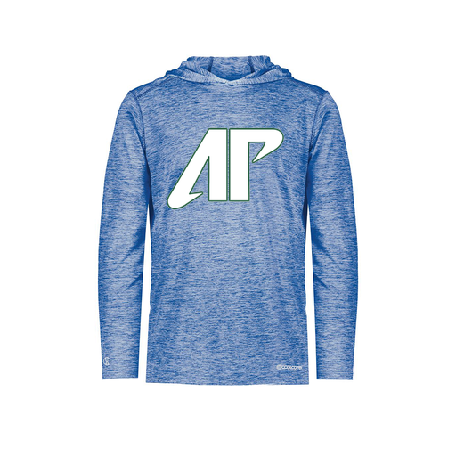 [FOLHCGRY-YS-LOGO2] Decker Youth Charge Hoodie (Youth S, Royal, Logo 2)