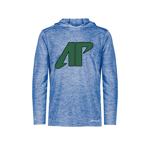 [FOLHCGRY-YS-LOGO3] Decker Youth Charge Hoodie (Youth S, Royal, Logo 3)