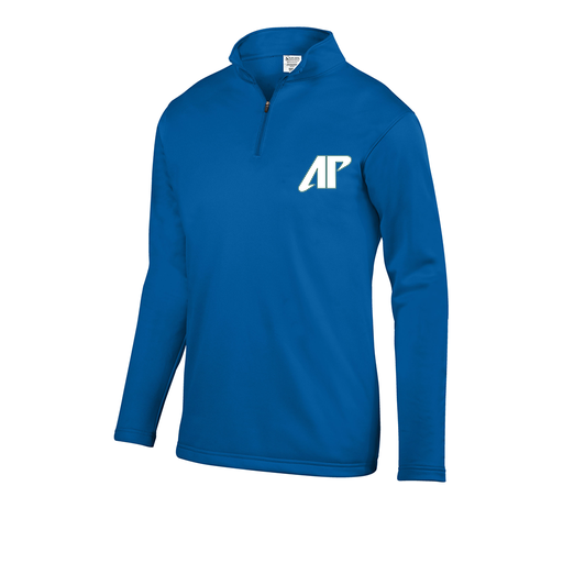 [FOLQFFRY-AS-LOGO2] Decker Men's FlexFleece 1/4 Zip (Adult S, Royal, Logo 2)