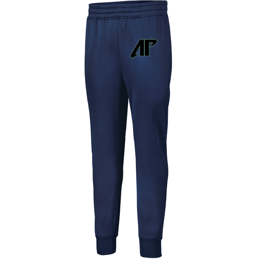 [5566.065.XS-LOGO1] Men's PERFORMANCE FLEECE JOGGER (Adult XS, Navy, Logo 1)