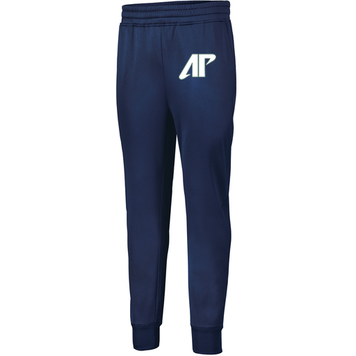[5566.065.XS-LOGO2] Men's PERFORMANCE FLEECE JOGGER (Adult XS, Navy, Logo 2)