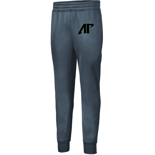 [5566.059.XS-LOGO1] Men's PERFORMANCE FLEECE JOGGER (Adult XS, Gray, Logo 1)