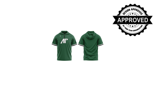 Green AP SSL 1/4 Zip No Name or Number
