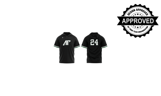 Black AP 1/4 Zip Number Only