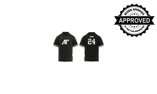 Black AP 1/4 Zip Name and Number